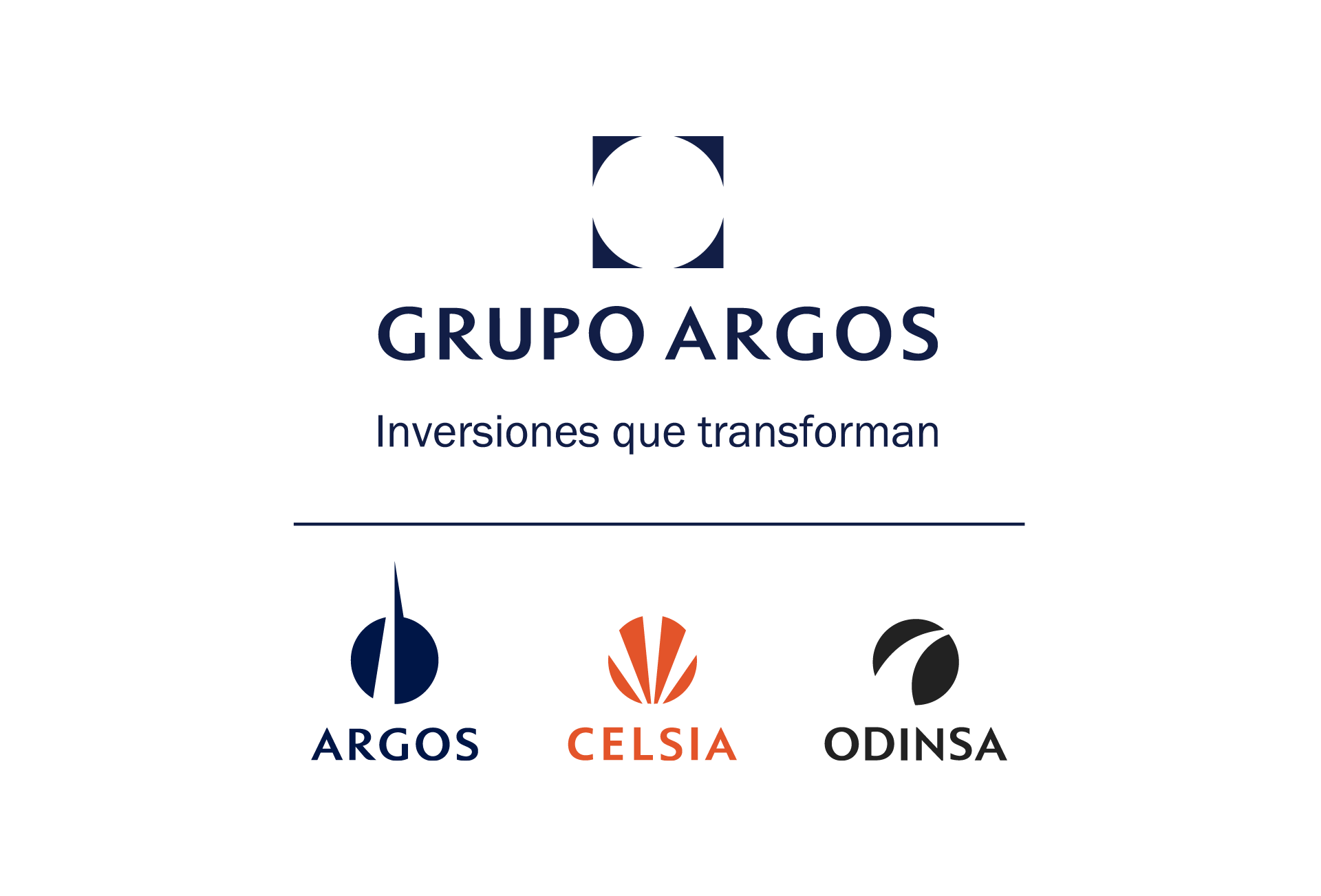Estructura de logos vertical Grupo Empresarial